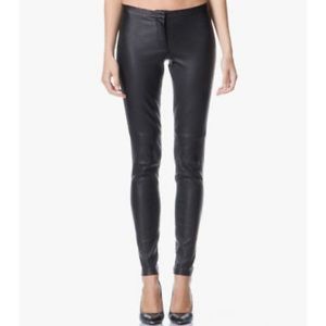 Theory Soft Lambskin Leather Pants